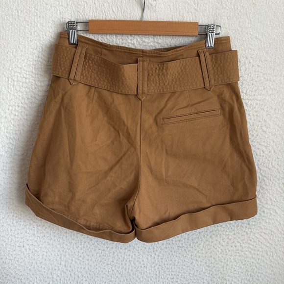 Sezane Rome Shorts Tan Camel Womens Size 6 36 Small - Picture 7 of 10